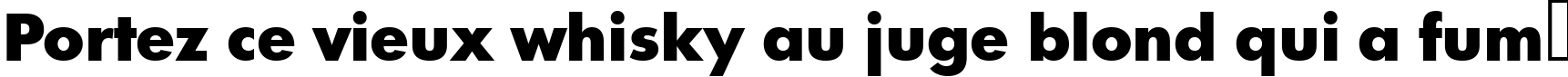Пример написания шрифтом a_FuturicaBlack текста на французском