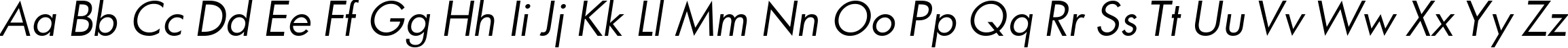 Пример написания английского алфавита шрифтом a_FuturicaBook Italic