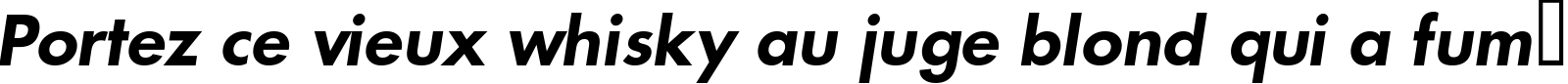 Пример написания шрифтом a_FuturicaBs BoldItalic текста на французском