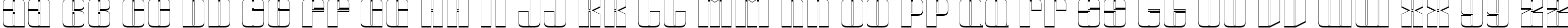 Пример написания английского алфавита шрифтом a_Globus3D