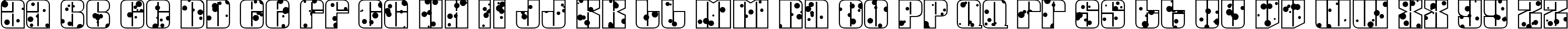 Пример написания английского алфавита шрифтом a_GlobusInkBlots