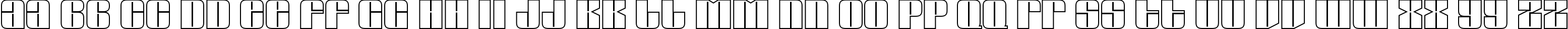 Пример написания английского алфавита шрифтом a_GlobusOtl