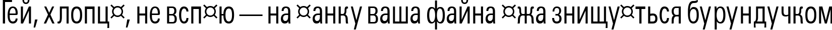 Пример написания шрифтом a_GroticCn текста на украинском