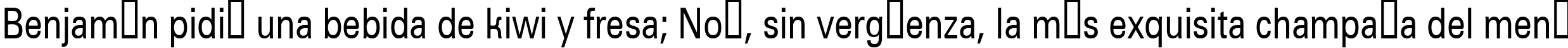 Пример написания шрифтом a_GroticNr текста на испанском