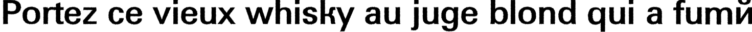 Пример написания шрифтом a_GroticRough Bold текста на французском