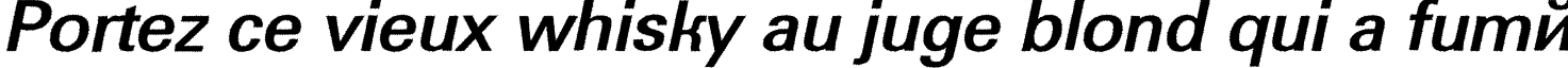 Пример написания шрифтом a_GroticRoughObl Bold текста на французском