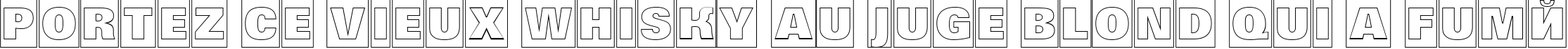Пример написания шрифтом a_GroticTitulCmOtlHv текста на французском
