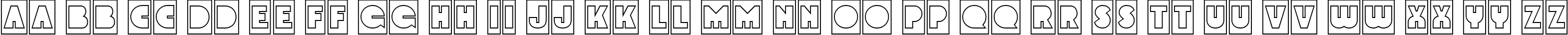 Пример написания английского алфавита шрифтом a_GrotoCmOtl