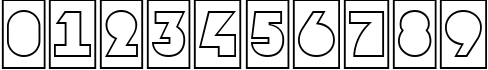 Пример написания цифр шрифтом a_GrotoCmOtl