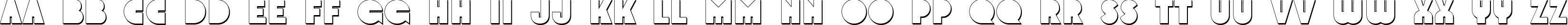 Пример написания английского алфавита шрифтом a_GrotoSh
