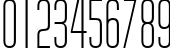 Пример написания цифр шрифтом a_Huxley