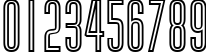 Пример написания цифр шрифтом a_HuxleyOtl