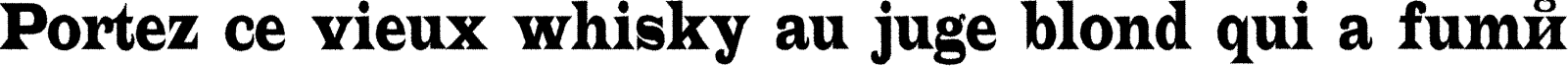 Пример написания шрифтом a_LatinoRgNr текста на французском