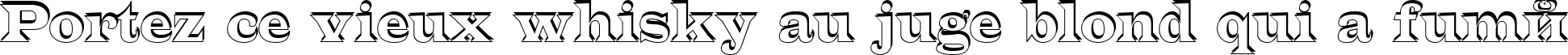 Пример написания шрифтом a_LatinoSh текста на французском