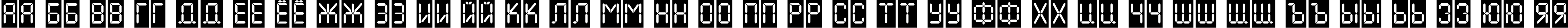 Пример написания русского алфавита шрифтом a_LCDNovaCm