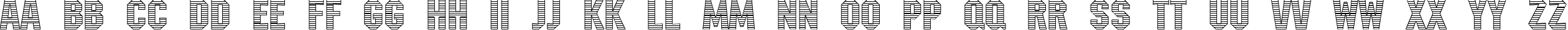 Пример написания английского алфавита шрифтом a_MachinaNovaStrMini