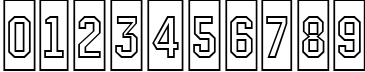 Пример написания цифр шрифтом a_MachinaOrtoCmOtl