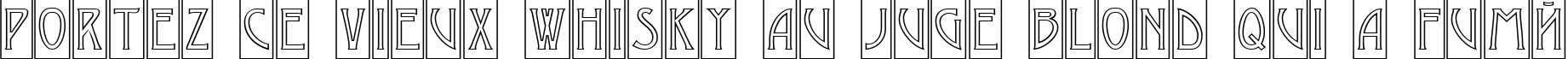Пример написания шрифтом a_ModernoCmOtl текста на французском