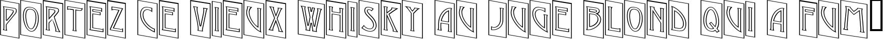 Пример написания шрифтом a_ModernoCmOtlDn текста на французском