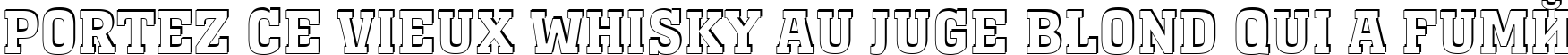 Пример написания шрифтом a_MonumentoTitulSh Bold текста на французском