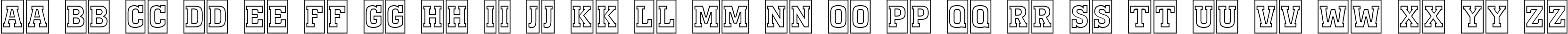 Пример написания английского алфавита шрифтом a_MonumentoTtlCmOtl