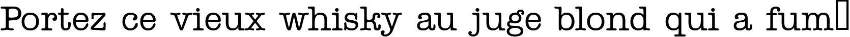 Пример написания шрифтом a_OldTyper текста на французском