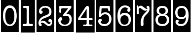 Пример написания цифр шрифтом a_OldTyperNrCmCmb2