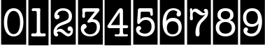 Пример написания цифр шрифтом a_OldTyperNrCmCmb3