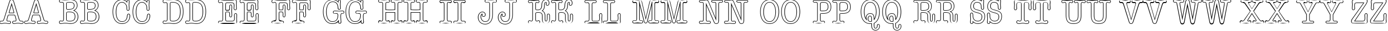 Пример написания английского алфавита шрифтом a_OldTyperTitulNrOtl