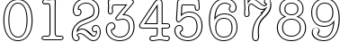 Пример написания цифр шрифтом a_OldTyperTitulNrOtl