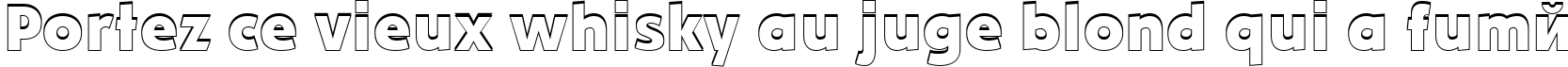 Пример написания шрифтом a_PlakatCmplSh ExtraBold текста на французском