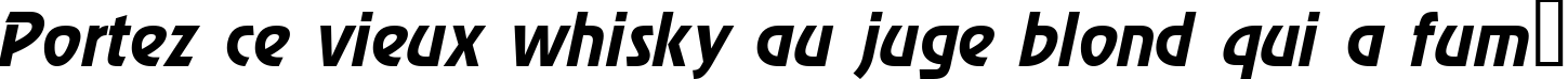 Пример написания шрифтом a_RewinderDemi Italic текста на французском