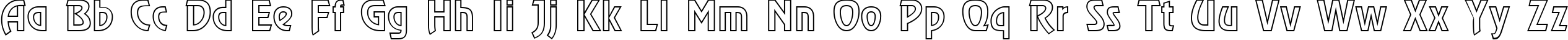 Пример написания английского алфавита шрифтом a_RewinderOtl