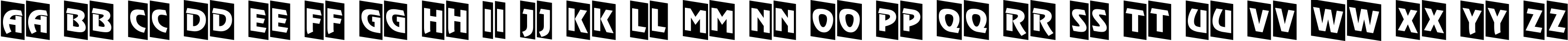 Пример написания английского алфавита шрифтом a_RewinderTitulCmDn