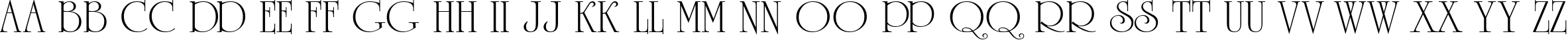 Пример написания английского алфавита шрифтом a_RomanusTitul