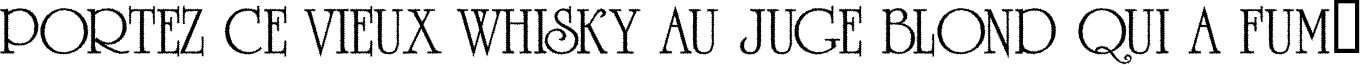 Пример написания шрифтом a_RomanusTitulRg текста на французском