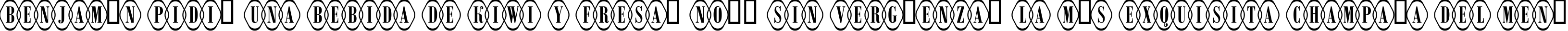 Пример написания шрифтом a_RombyRndOtlOvl текста на испанском