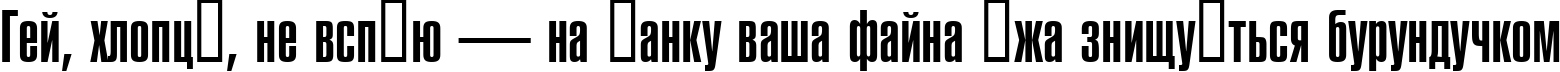 Пример написания шрифтом a_RubricaXtCn текста на украинском