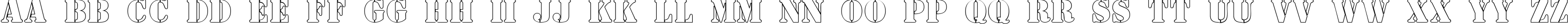 Пример написания английского алфавита шрифтом a_SamperOtl