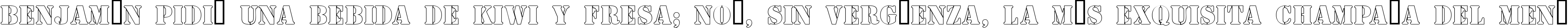 Пример написания шрифтом a_SamperOtl текста на испанском