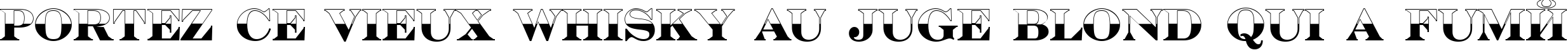 Пример написания шрифтом a_SeriferTitulB&W Bold текста на французском