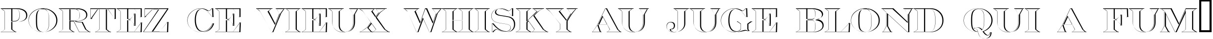 Пример написания шрифтом a_SeriferTitulSh текста на французском