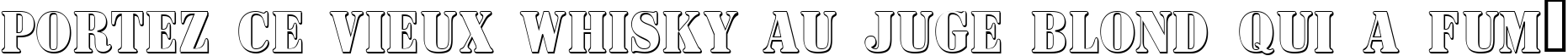Пример написания шрифтом a_SignboardTitulNrSh текста на французском