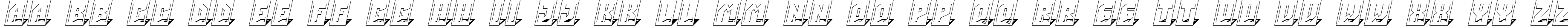 Пример написания английского алфавита шрифтом a_SimplerCm3DSh