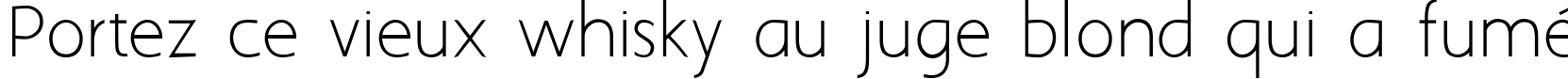 Пример написания шрифтом Aaargh Normal текста на французском