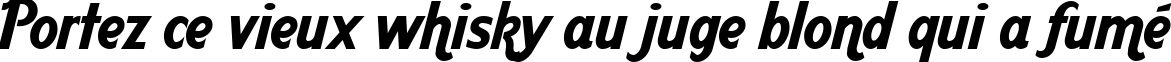 Пример написания шрифтом Aardvark Cafe текста на французском