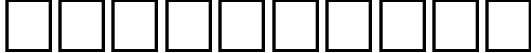 Пример написания цифр шрифтом ACCELERATOR