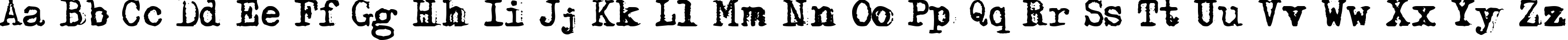 Пример написания английского алфавита шрифтом Adler