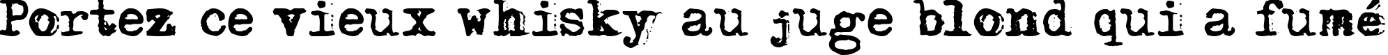 Пример написания шрифтом Adler текста на французском