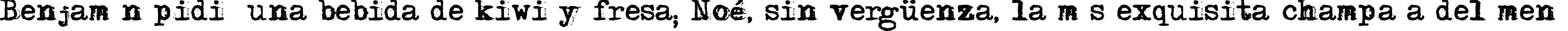 Пример написания шрифтом Adler текста на испанском